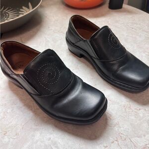 Black Leather Josef Seibel Dana loafers